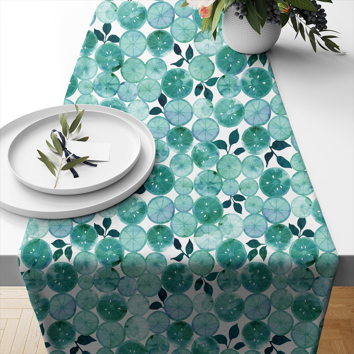 Summer Fruit Table Runner