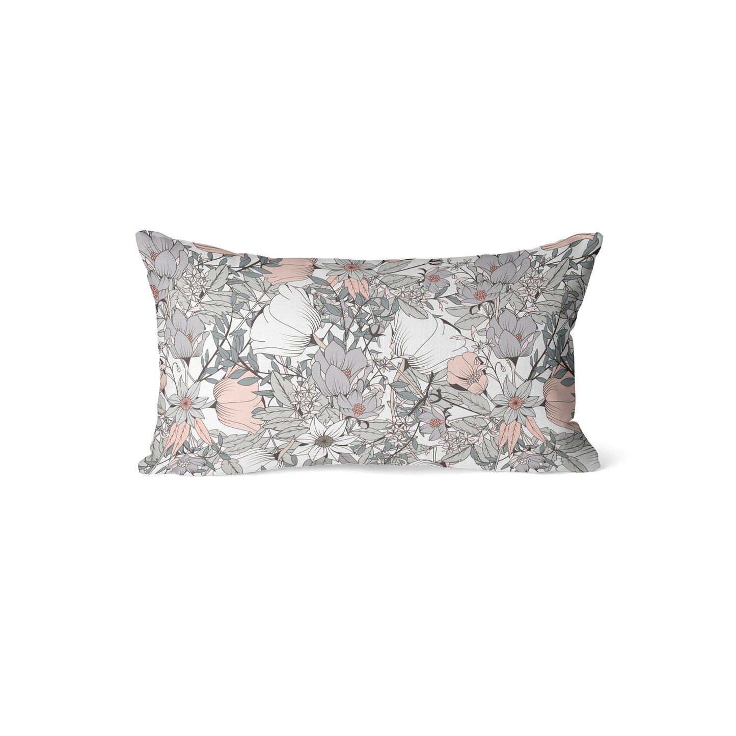 Hand drawn flowers - Rectangle Cushion