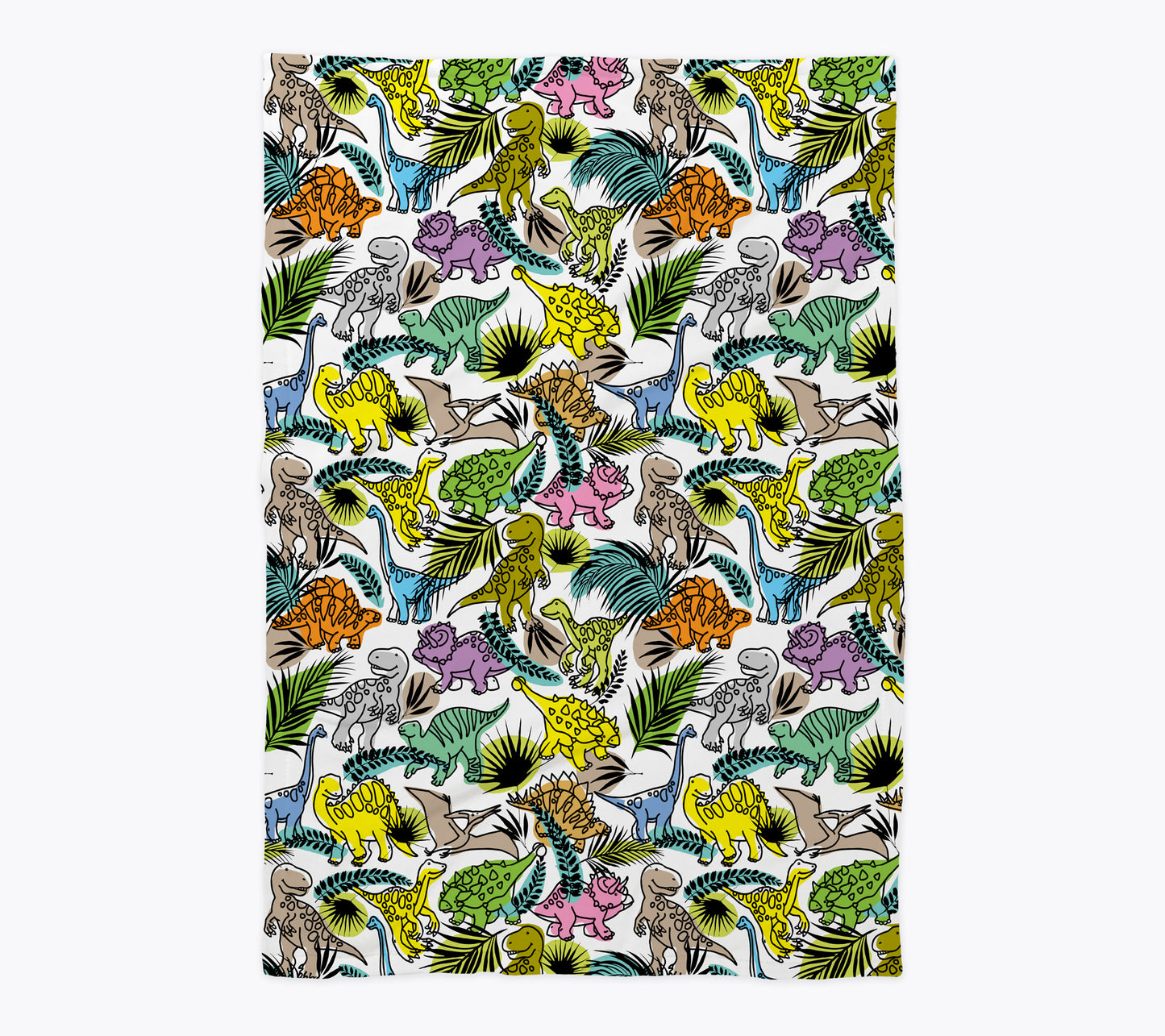 Cartoon Dinosaur Baby Blanket