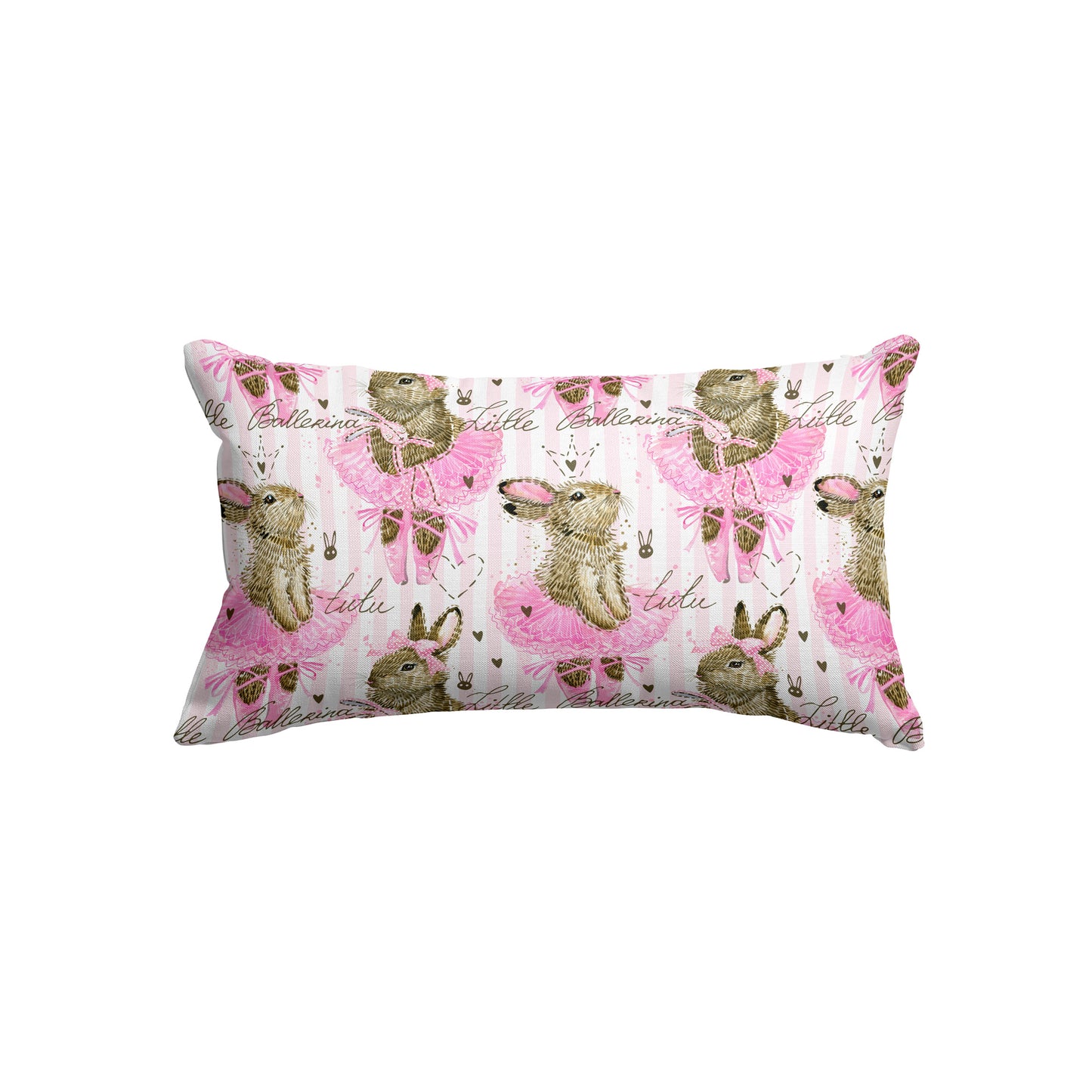 Princess Bunny Kids Rectangle Cushion