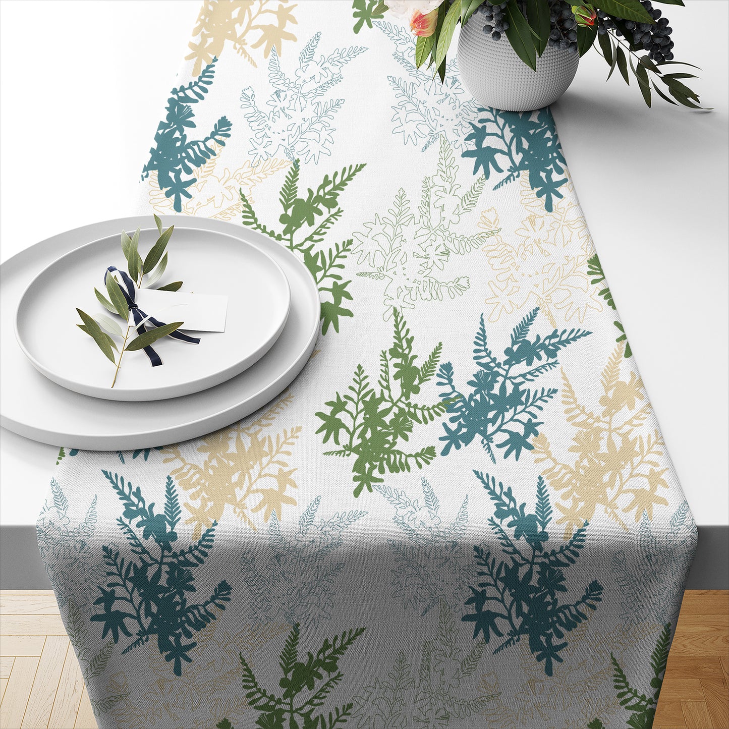 Crocosmia Summer Florals- Table Runner