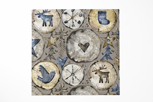 Scandinavian Christmas Cocktail Napkin