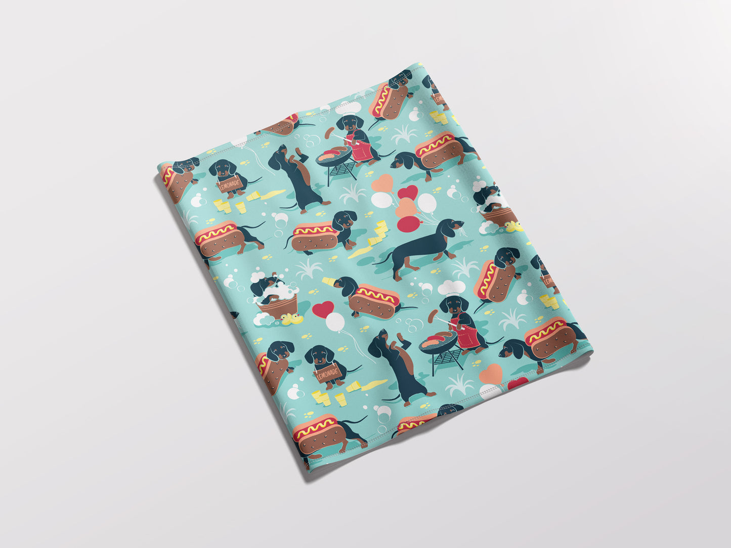 Sausage dogs - Hot dogs and lemonade Child Snood