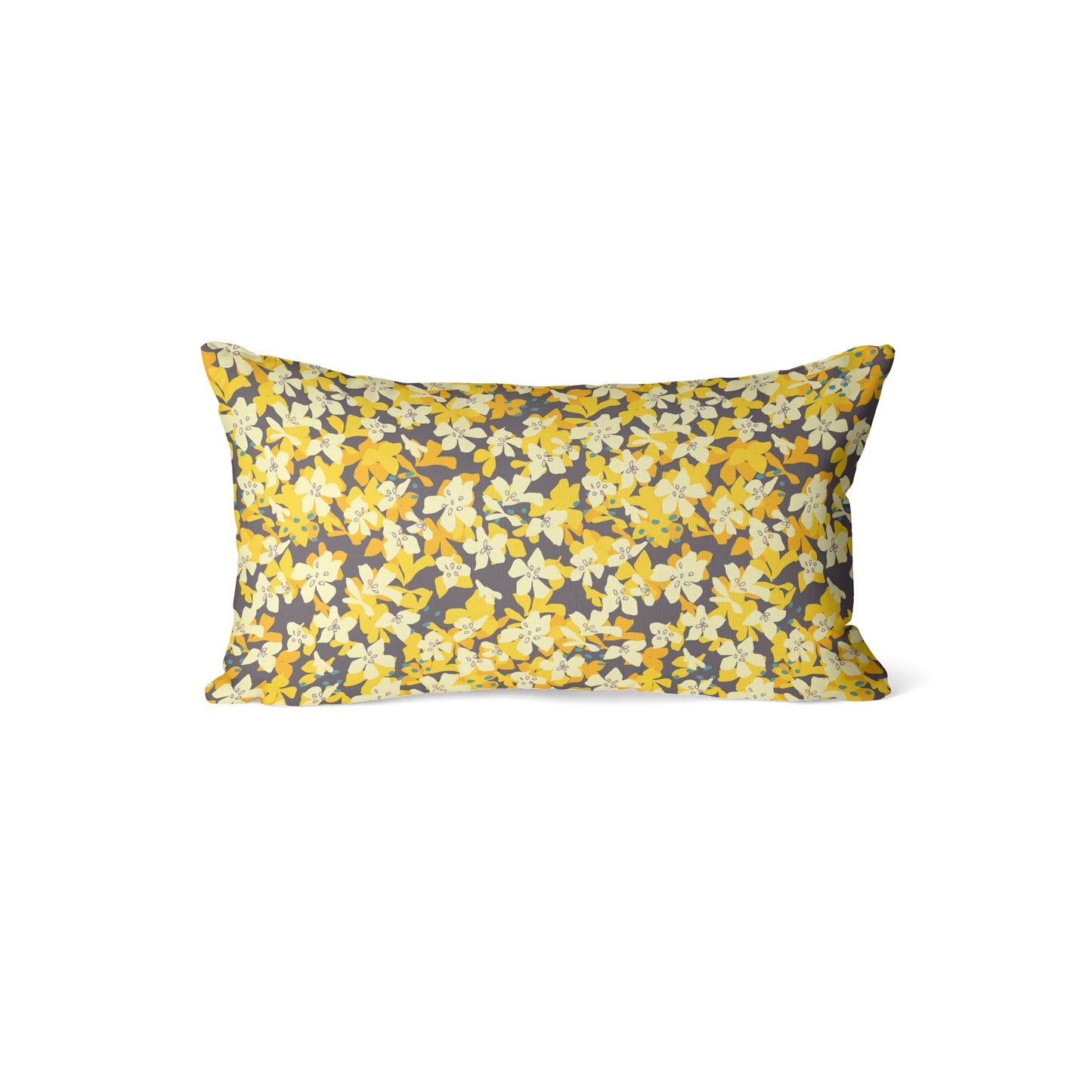 Dark Spring Blossom - Rectangle Cushion