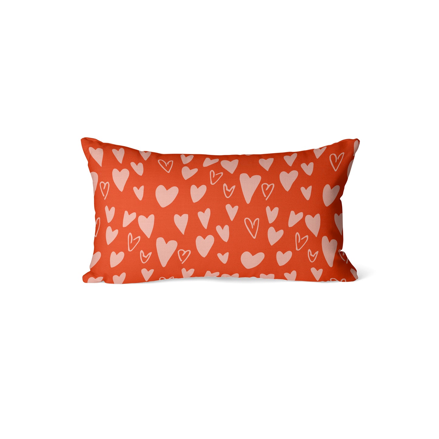 Red hearts - Rectangle Cushion