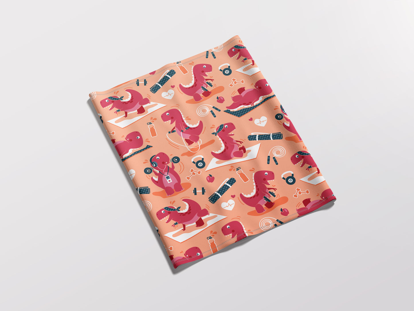 Fitness T-rex Dinosaurs Child Snood