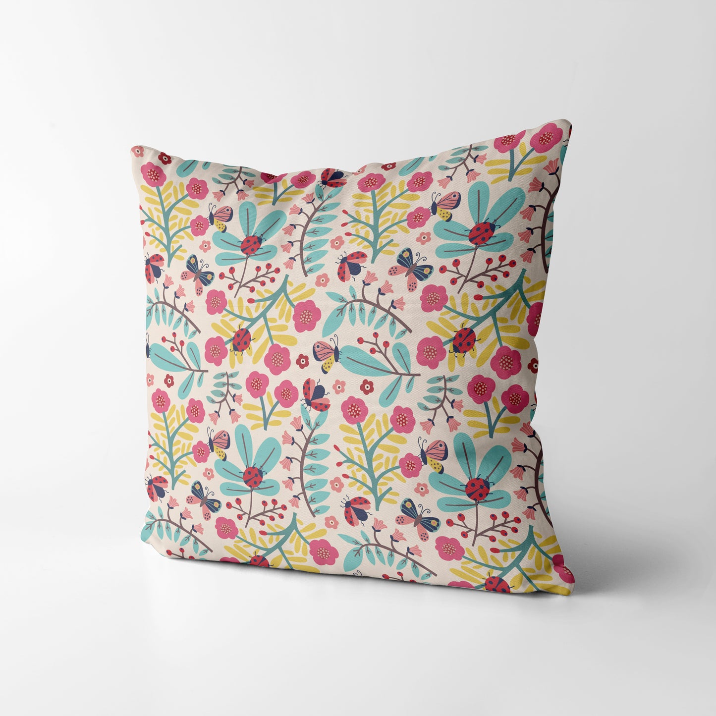 Springtime Nature- Square Cushion