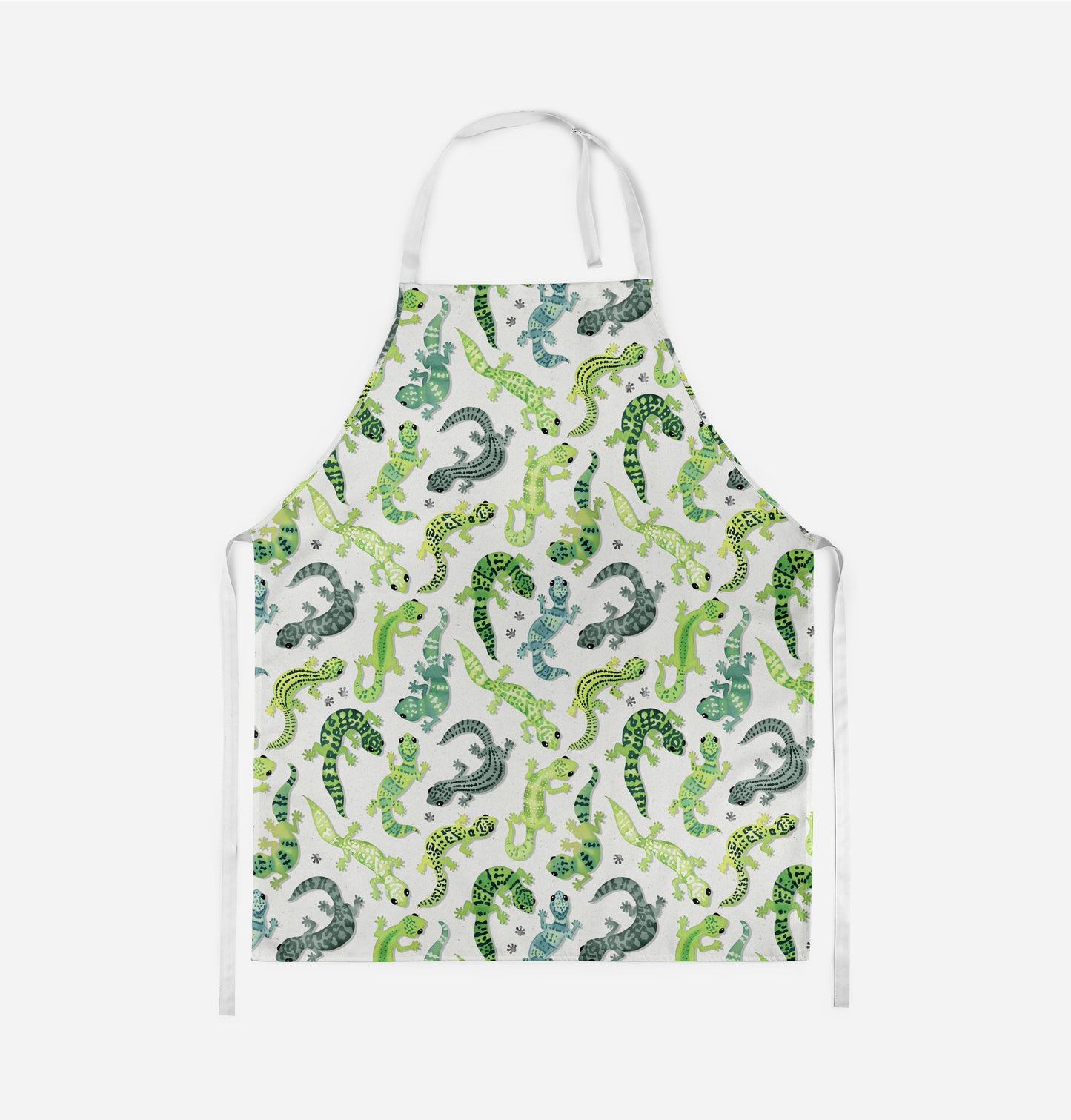 Leopard Gecko Green Kids Apron
