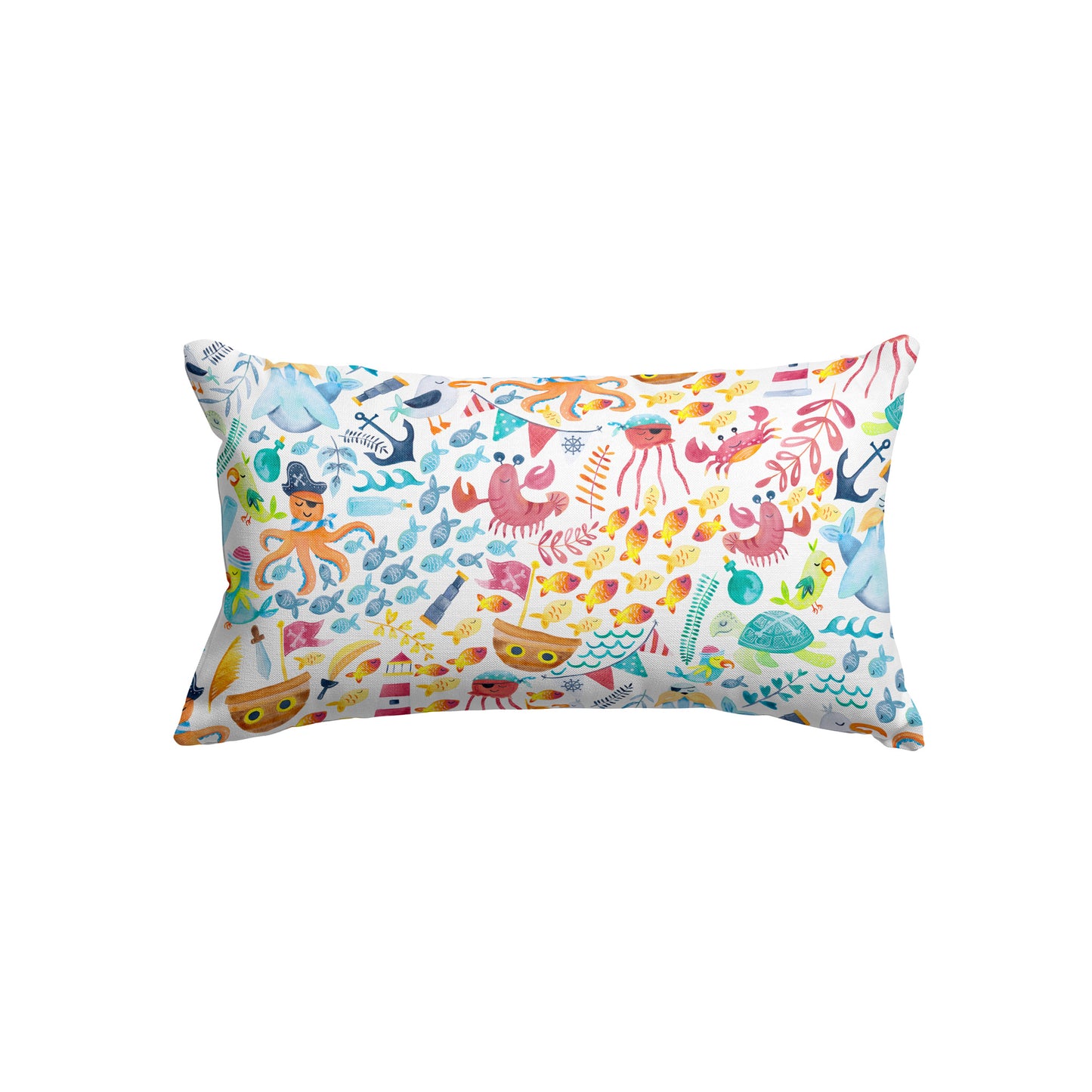 Pirate Pizzaz Kids Rectangle Cushion