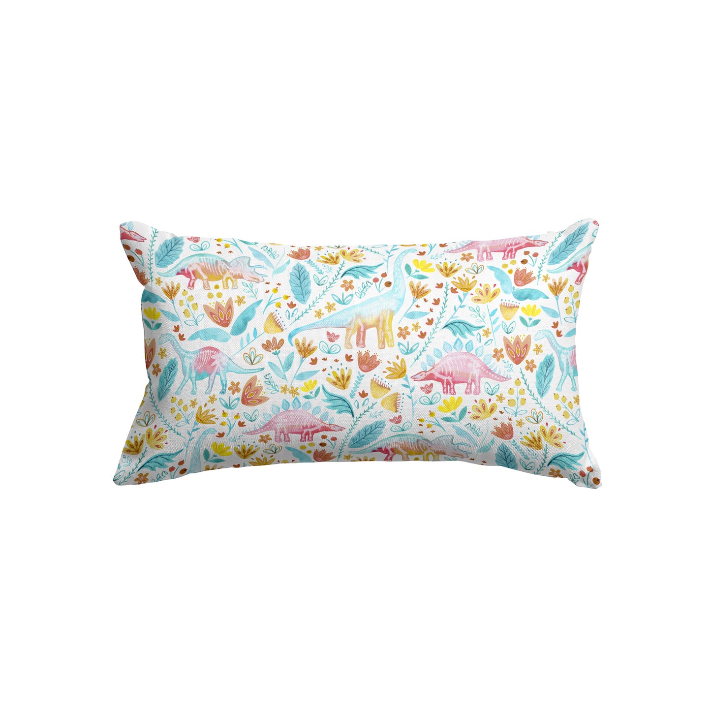 Dinosaur Delight Kids Rectangle Cushion