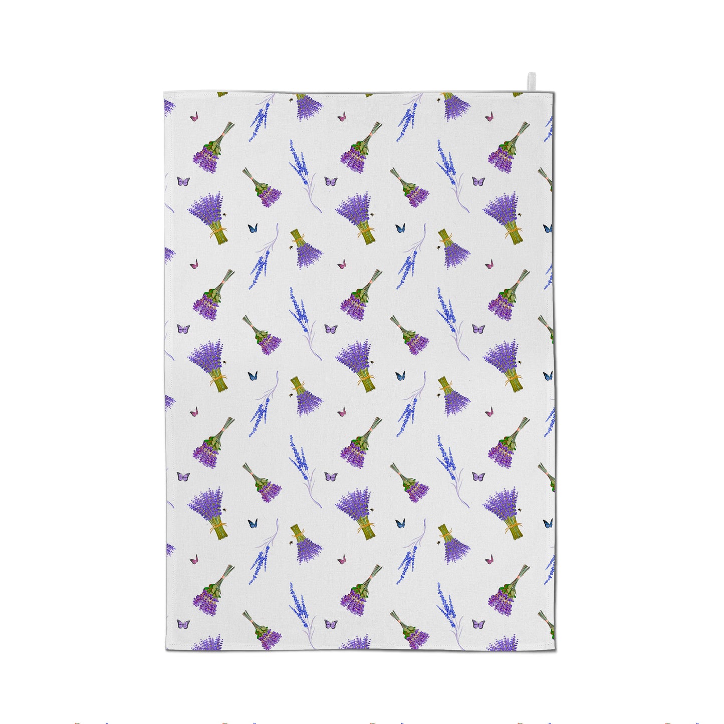 Lavender Flower Tea Towel