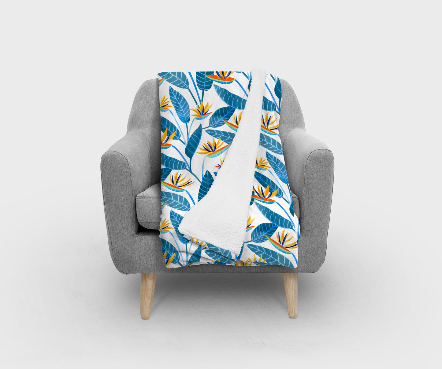 Strelitzia Flowers Blanket