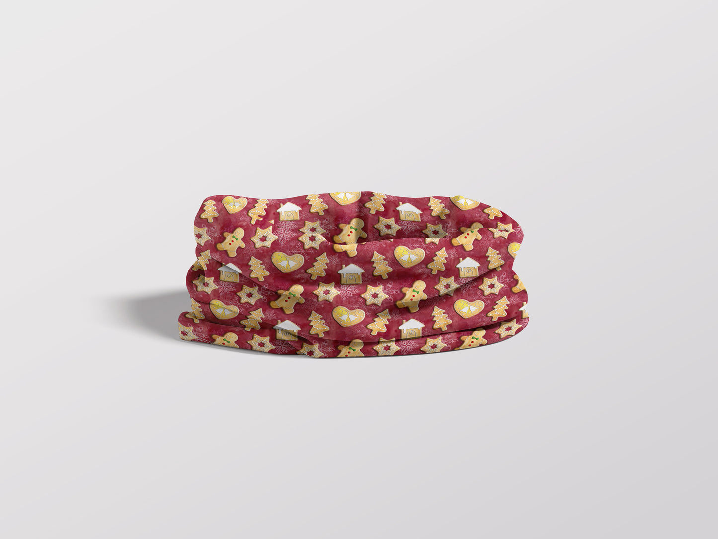 Gingerbread Christmas Cookies Child Snood