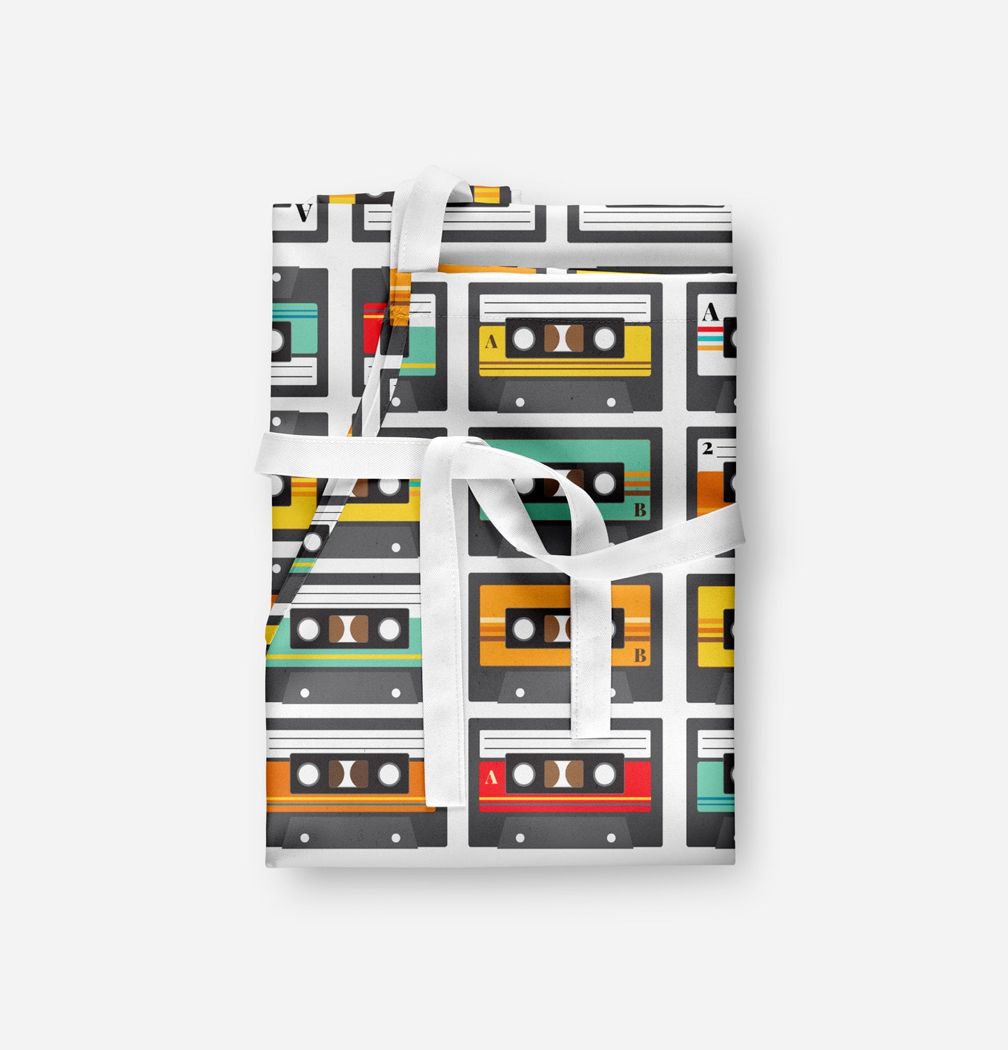 Nostalgic Retro Cassette Tapes - Adult Apron