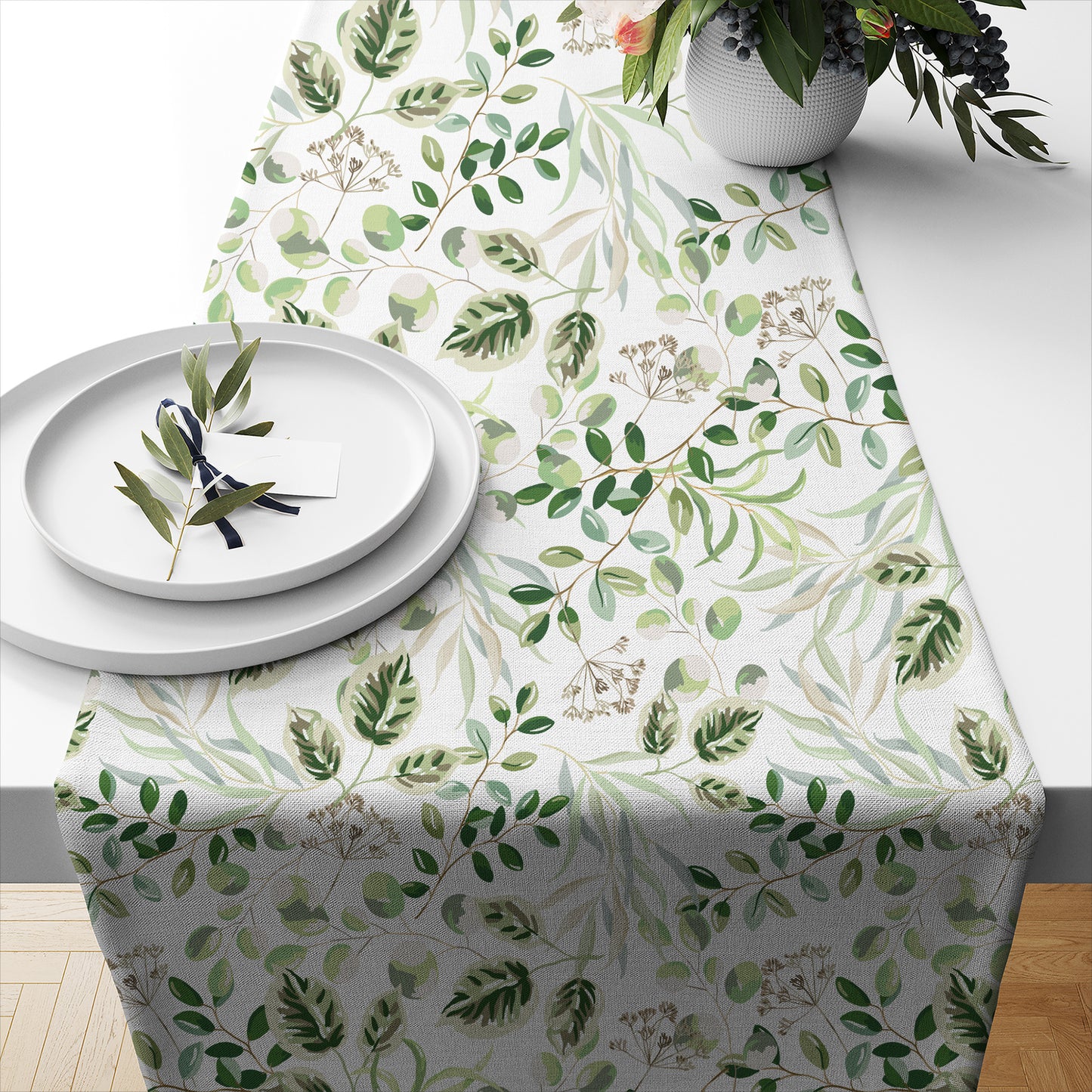 Chinese Cherry Blossom Table Runner