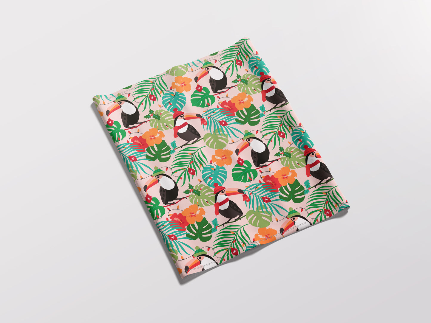 Christmas Toucans Adult Snood