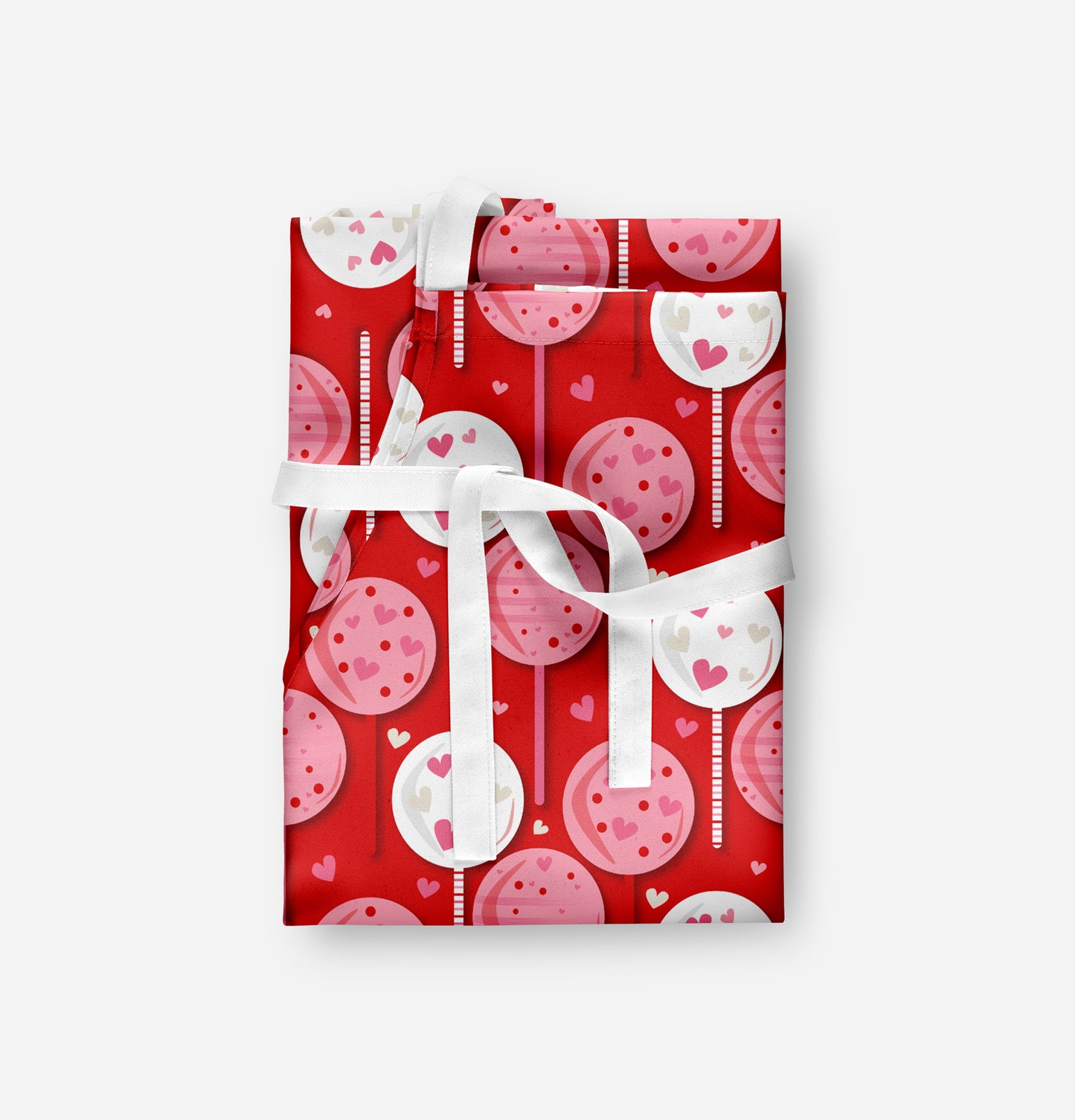 Valentines lollipop II Adult Apron
