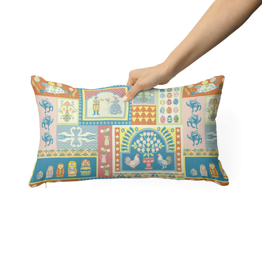 Spring Folk - Rectangle Cushion