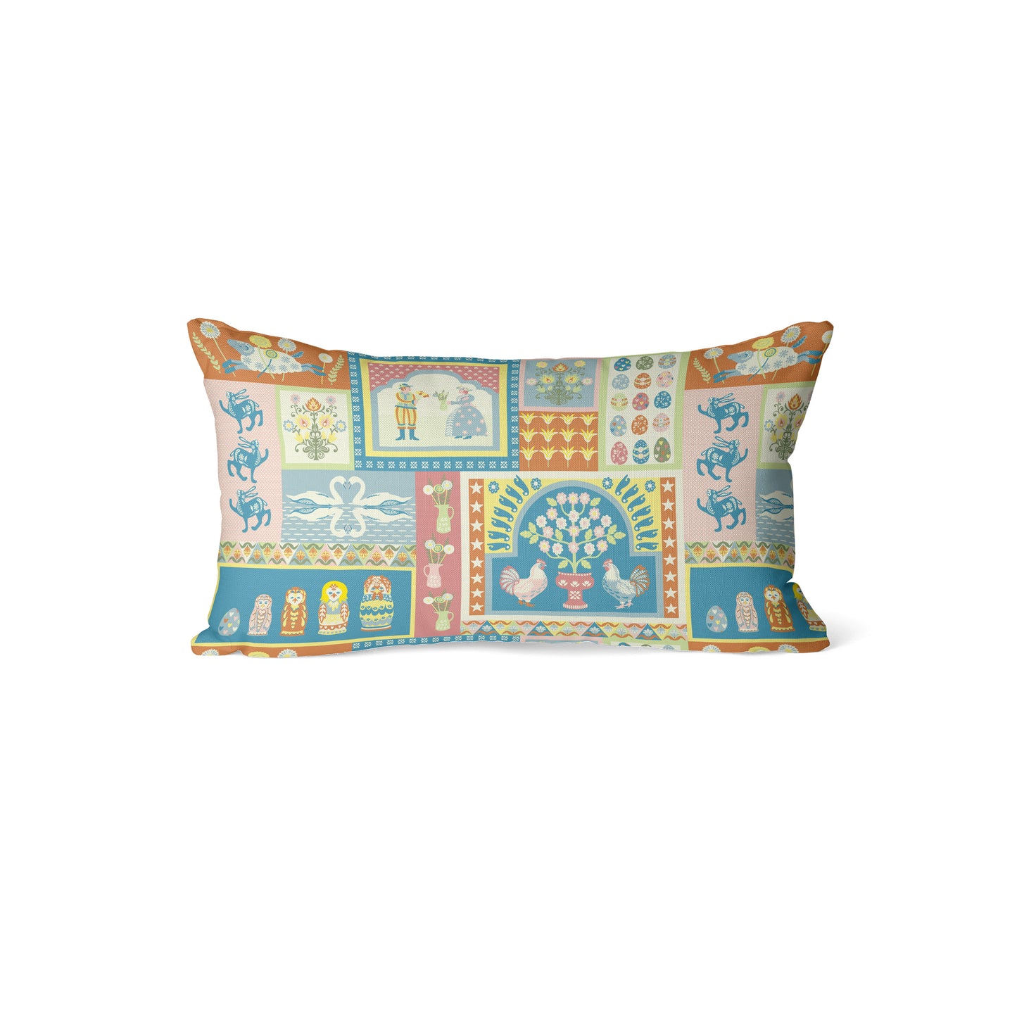 Spring Folk - Rectangle Cushion