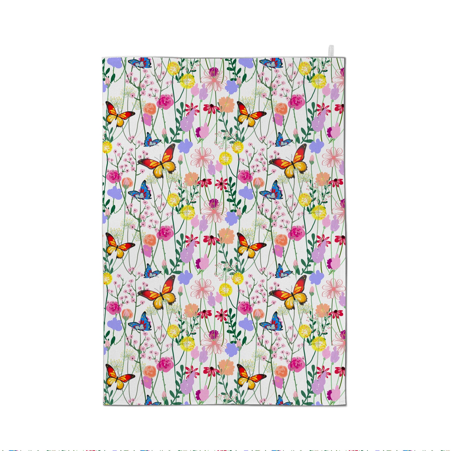 Spring Flowers Blossom Tea Towel