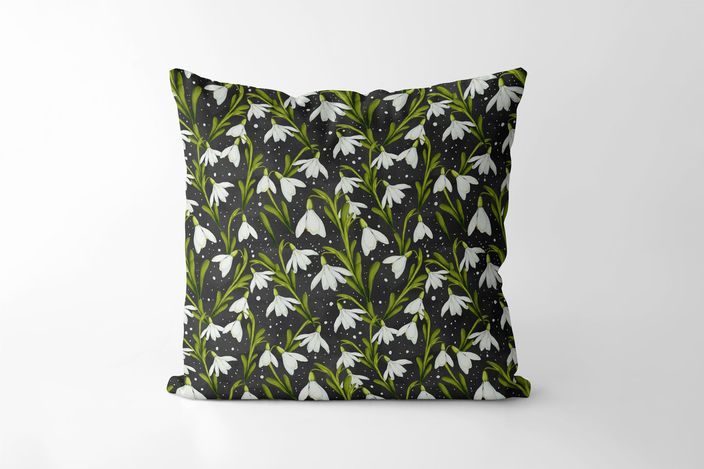 Snowdrops flower Square Cushion