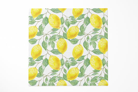Citrus Lemon Fruit Cocktail Napkin