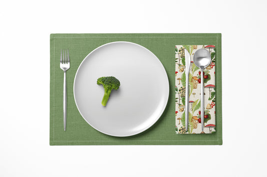 Mushrooms Dinner Napkin