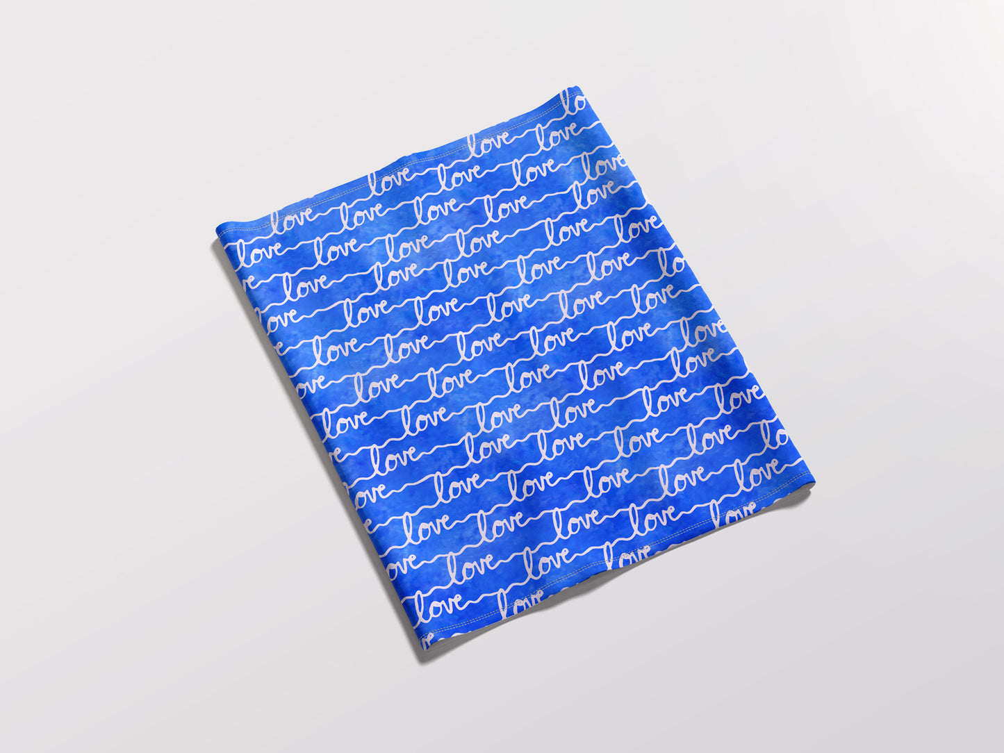 Love Royal Blue Adult Snood