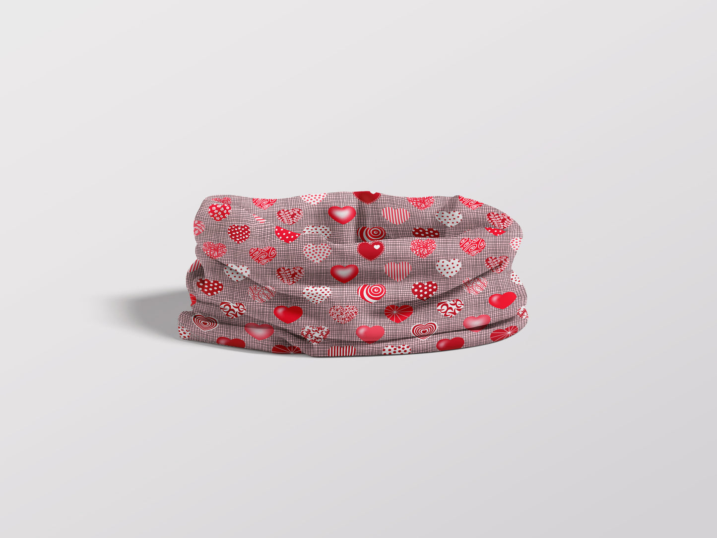 Valentine hearts III - Adult Snood