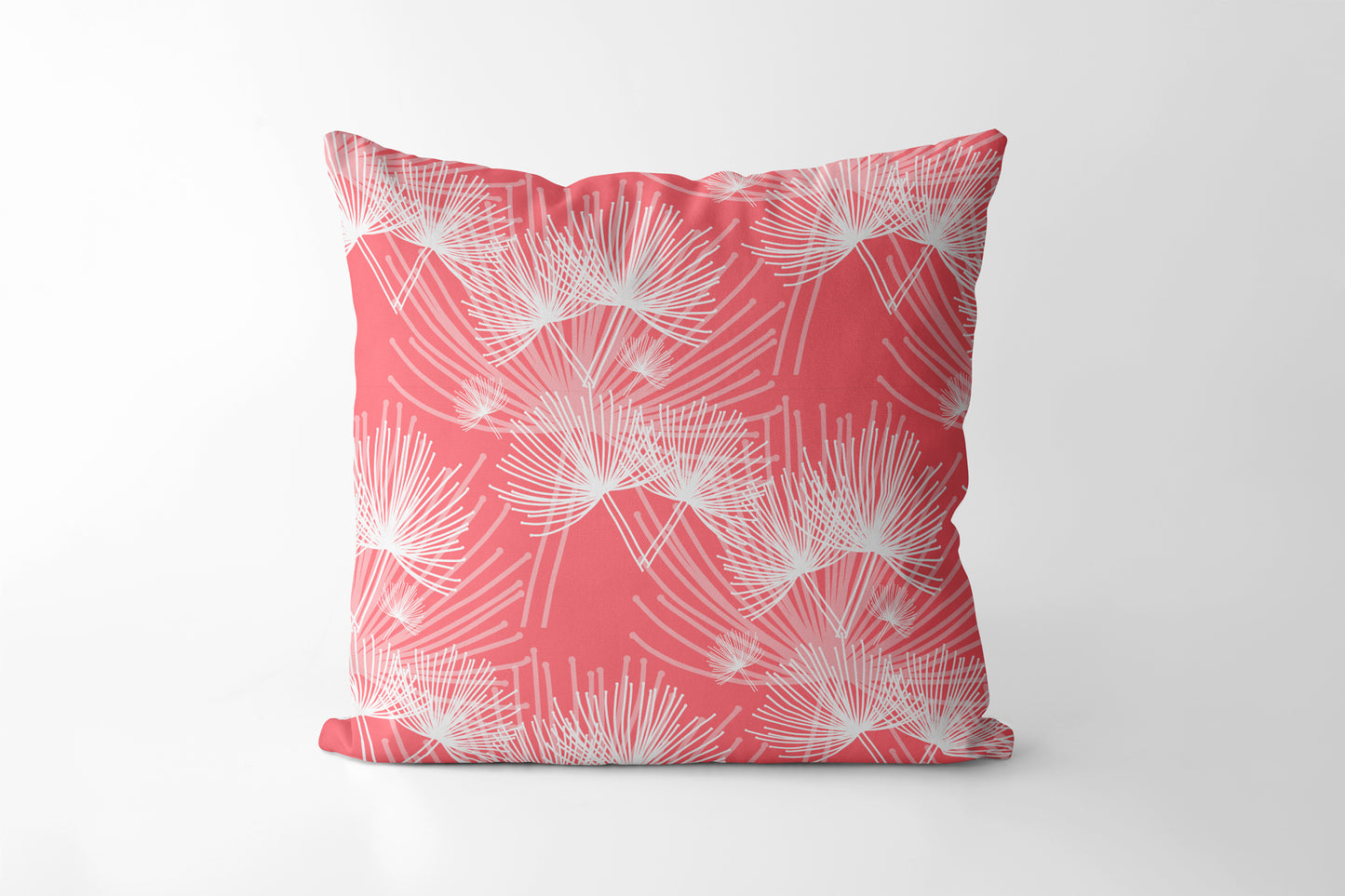 Stark agapanthus chic - Art Deco Square Cushion