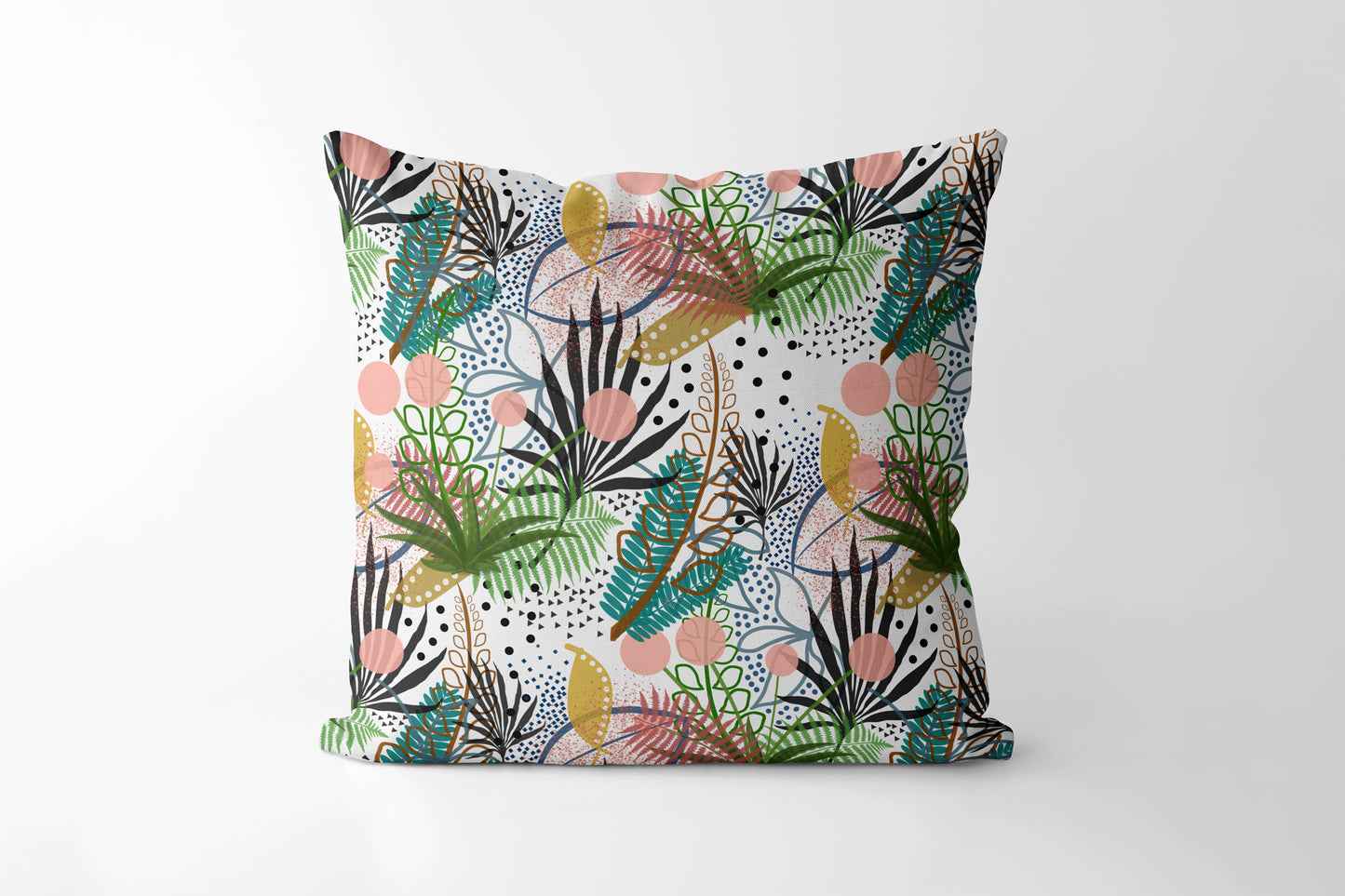 Exotic mystery garden Square Cushion