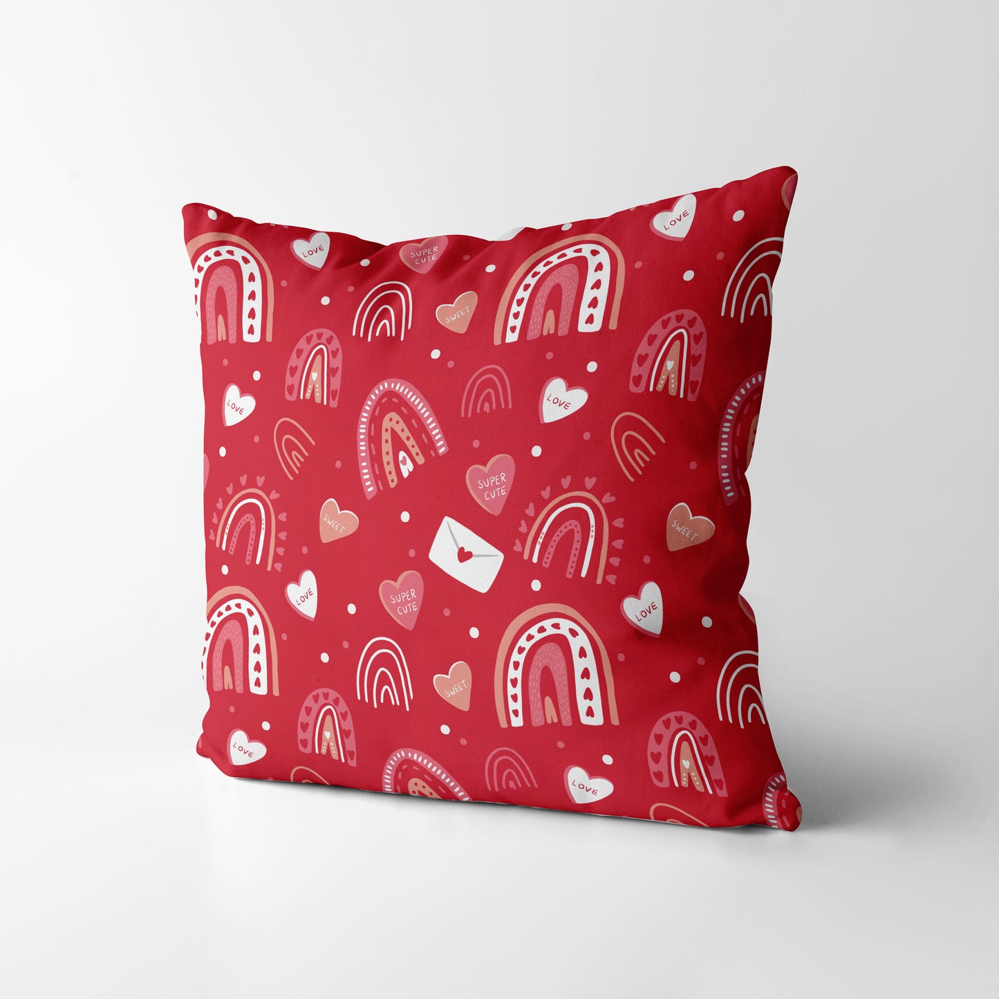 Happy love rainbows - Square Cushion