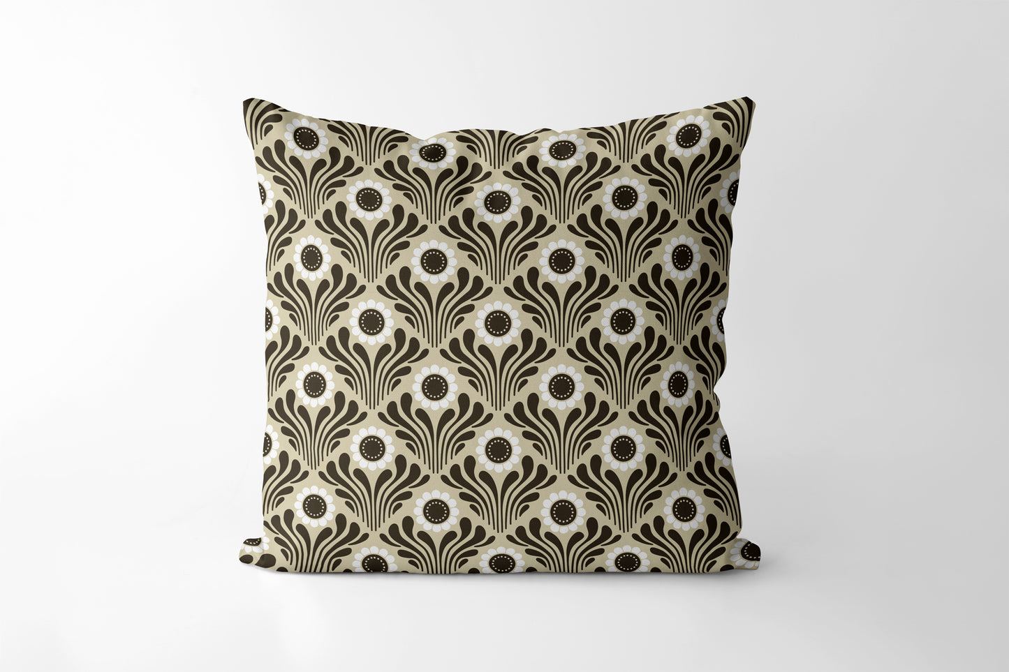 Vintage floral ornaments III Square Cushion