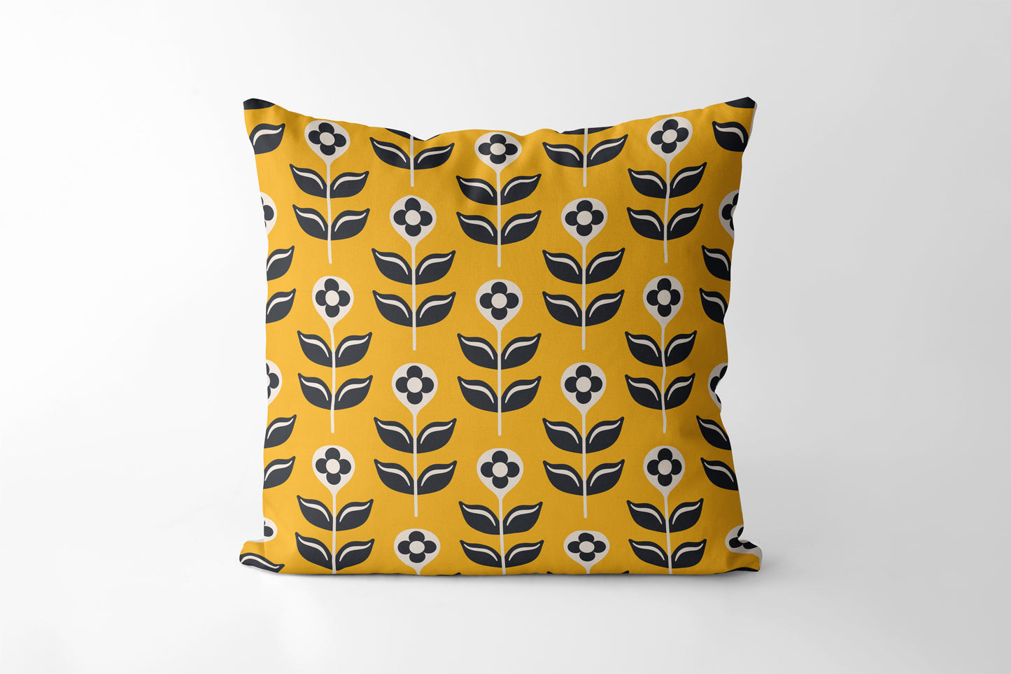 Scandinavian flowers II Square Cushion