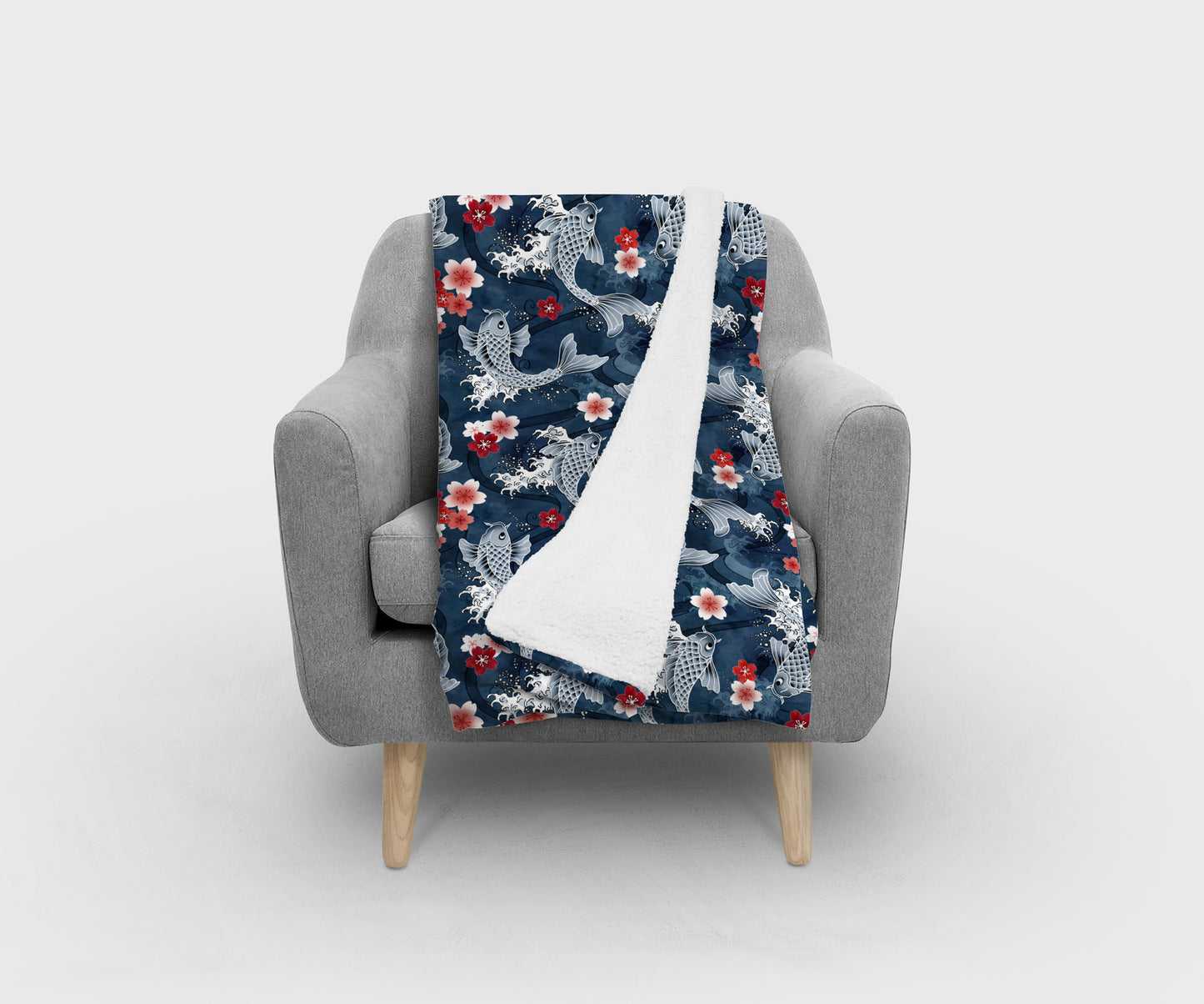 Koi Sakura Blossom Blanket