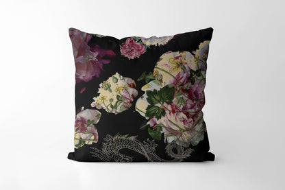 Peony Rose Dragon - Square Cushion