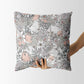 Hand Drawn Flowers 1 - Square Cushion