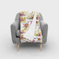 Cartoon Bunny Bed Blanket Kids