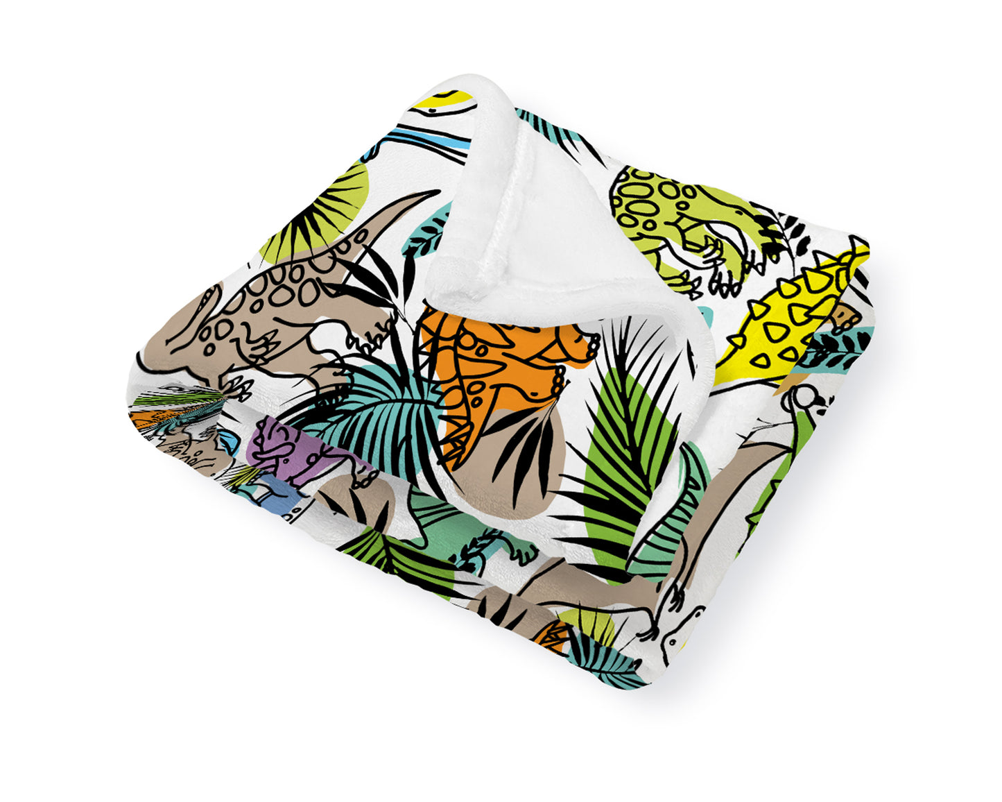 Cartoon Dinosaur Baby Blanket