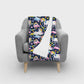 Unicorn Blue Bed Blanket Kids