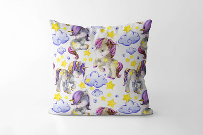 Baby Unicorn Kids Square Cushion