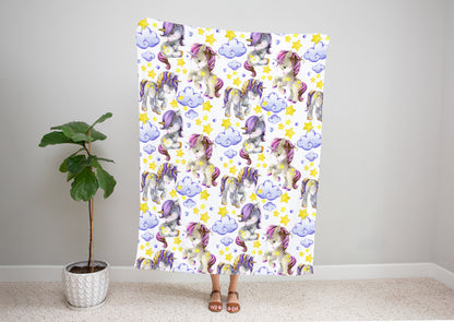 Baby Unicorn Bed Blanket Kids
