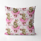 Princess Bunny Kids Square Cushion