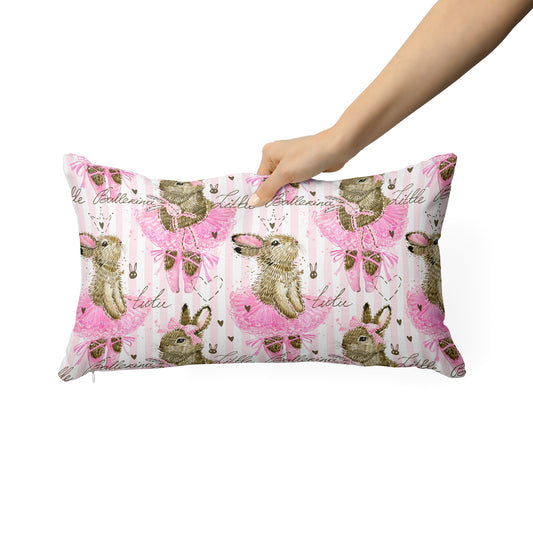 Princess Bunny Kids Rectangle Cushion
