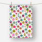 Vintage Christmas Ornaments Tea Towel