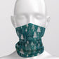 Christmas Tree Forest in Arctic Blues Adult Snood