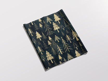 Christmas Tree forest in Gold Adult Snood