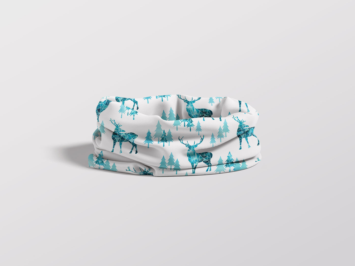 Ice Forest Deer Adult Snood