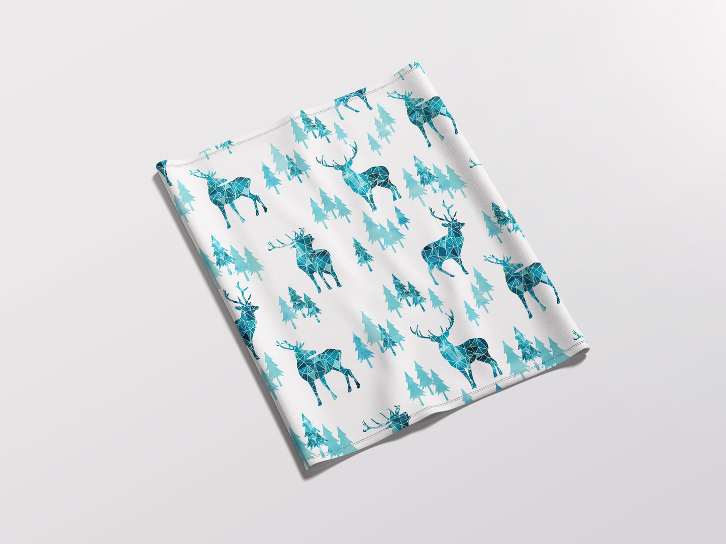 Ice Forest Deer Adult Snood