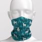 Ice Forest Deer Turquoise Adult Snood